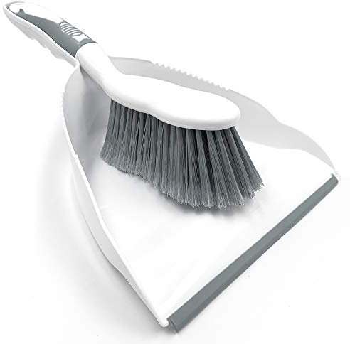 Dustpan and Brush Set, Choose Your Colour (Grey)
