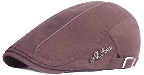 QICHEN Schirmmütze Kappe Herren Baumwolle irisch Flat Cap Schiebermütze Barett