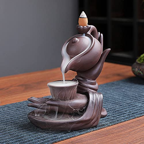Atyhao Wasserfall Räucherstäbchen Innovativer Rauch Rückfluss Räucherstäbchenhalter Tischdekoration Aromatherapie Ornament Wohnkultur