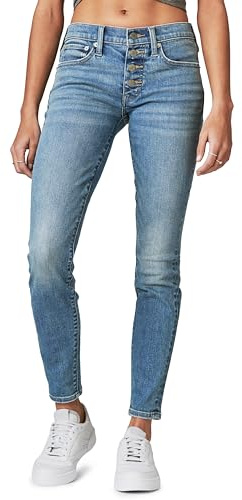 Lucky Brand Women's Mid Rise Ava Skinny Jean, Record Deal, 30x27