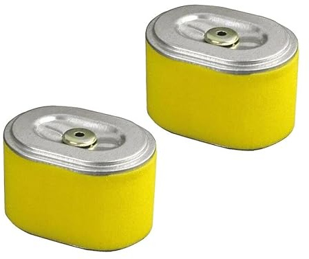 2 filtros de aire compatibles con Honda GX110 GX120 GX140 GX160 GX200 17210-ZE1-505 17210-ZE1-821