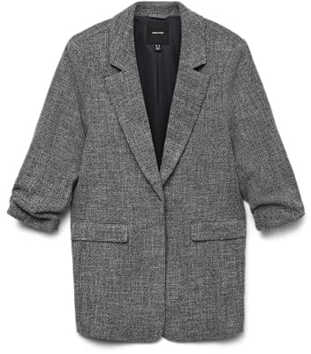 VERO MODA Blazer pour Femme, Noir, 40