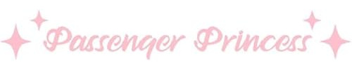 1 Stück Rosa Passagier Prinzessin Stern Autospiegel Aufkleber Rückspiegel Aufkleber Auto Dekor Aufkleber Autospiegel Zubehör Innen Fahrzeug Q0S2 Vinyl Ansicht, Innenspiegel, Innenausstattung