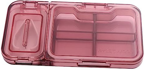SOLUSTRE Portable Cutter Für Medikamente Kleiner Pillenschneider Praktischer Medikamenten-organizer Für Unterwegs Edelstahl-klinge Für Große Und Kleine Pillen Kompakt Und Leicht Zu