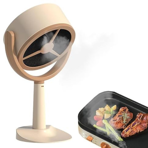 Hotte de Cuisine de Bureau, hotte aspirante, Volume d'air d'échappement 10 m/Min, Puissance éolienne réglable à 2 Vitesses, Ventilateur d'extraction pour Hot Pot, Barbecue