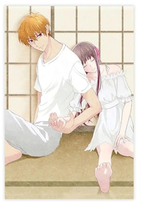 Jdekaec Anime Fruits Basket Canvas Poster Wall Art Decor Print Picture Paintings for Living Room Bedroom Decoration Unframe-style 12x18inch(30x45cm)