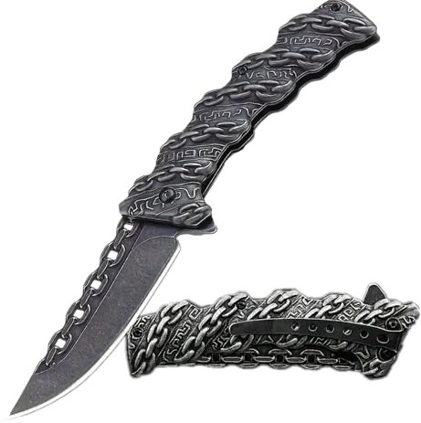 MIMEMY Outdoor Messer Knife,Survival Klappmesser Jagdmesser Taschenmesser mit Taschenclip für Camping Wandern,Weihnachtstag Männer Geschenke