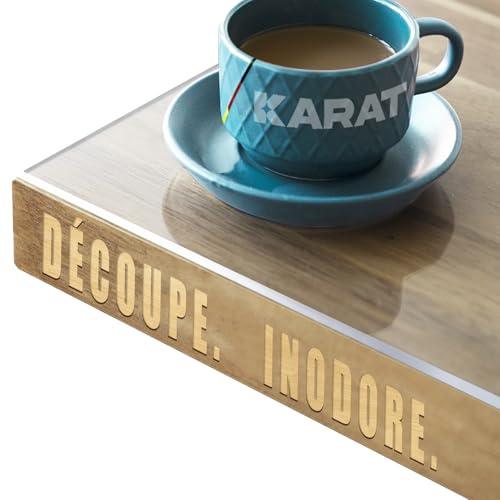 Tovaglia trasparente per tavolo con bordo smussato a 45° - Protezione contro i graffi e macchie per tavolo mobile - Pellicola protettiva in PVC impermeabile - cristallo 1,6 mm rettangolare 75x130 cm