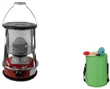 Estufa De Camping Portátil, Calentador De Aceite De Queroseno De Acero Inoxidable, Estufa Montada En La Pared, Calentador For Exteriores, Tienda De Propano Y Butano For Calefacción(Style1-4.6L)