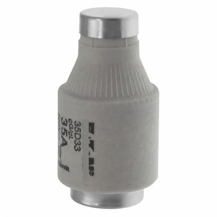 NURII 10pcs Fuses, 35A 500V 35D33, D3 Type Low Voltage Time Delay Class C Ceramic Bottle Fuse