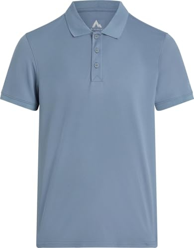 Mckinley Herren Polo Lango T-Shirt, Blue Dark, 4XL