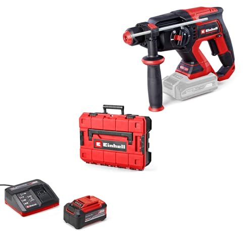 Einhell Professional Akku-Bohrhammer TP-HD 18/22 D Li BL Power X-Change (18 V, Brushless, 2,3 J, SDS-plus, 22 mm Bohrleistung in Beton, D-Handgriff, Koffer, inkl. 5,2 Ah Akku)