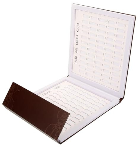ARTSEWPLY Card Display Book for Colors Nail Art Display Chart for Nail Show Cards and for Organizing in Your Workspace