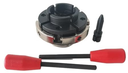 TBGCXJSV Mandrin de Tour à Bois 4 Pouces 100 mm 4 Mors autocentrants, Accessoires pour Le Travail du Bois (M33 x 3,5 mm)