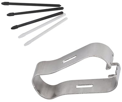 Supumi di Ricarica SPILL SET per Nota 8/9 Tab S3/4, Suggerimenti a Penna di qualità Eccellente per Registrazione e Disegno Rapidi, Fissaggio Cornice Incluso, Bianco/, Tablet e Utenti Mobili (BLACK)