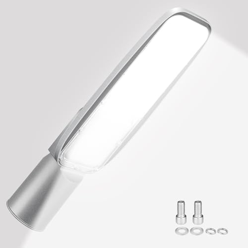 Willpower Faro Stradale LED Esterno 50W Lampione LED Bianco 6000K | Proiettore Luce 4052LM Per Giardino, Scuola, Parcheggio, Campo da Basket, Cortile, Piazza, Garage, Fari di Sicurezza
