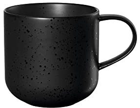 ASA coppa Henkelbecher kuro Porzellan 0,4 l, schwarz, 19100190