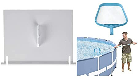 Gre AR501 - Sportello per Skimmer & Intex 29050 Retina Raccogli Foglie, Blu, 41.59 x 29.53 x 2.54 cm