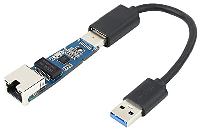 USB 3.2 Gen1 to RJ45 Gigabit Ethernet Converter Ethernet Internet Adapter 10/100/1000Mbps Network Compatible with CM4,Jetson Nano,PC,Win7/8/8.1/10, Mac,Android,Linux