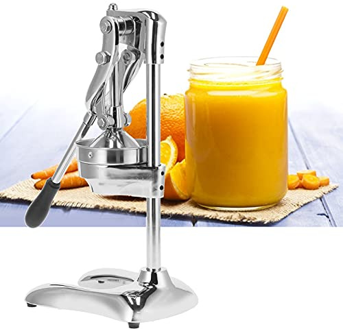 Saftpresse Kommerzielle, Kommerziell Entsafter Manuell Orangenpresse Edelstahl Zitruspresse Handpresse Granatapfelpresse mit Hebel, Professionelle Fruchtpresse für Orangen Granatapfel Zitrone