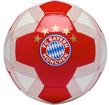 FC Bayern München Fußball I Größe 5 I Rot-Weiß I Fußball