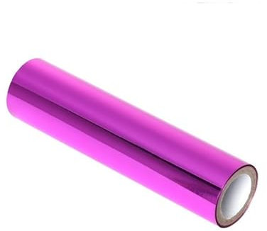Heißprägefolie, 3 m x 1 Rolle, weiße Farbe, wärmeaktivierte Folie, Heißfolienrollen, Heißprägefolie, Papier, holografische Wärmeübertragung, DIY, Handwerk (Farbe: Violett)