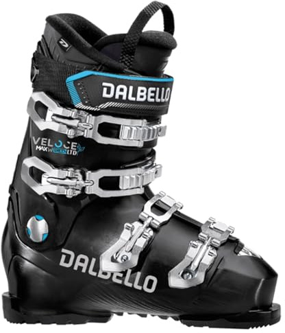 Dalbello Green Veloce Max LTD - Scarponi da sci da donna, 23/24, nero/nero MP 24,5
