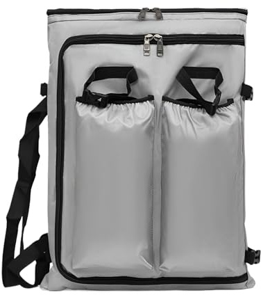 Faxianther Zeichenbrett Rucksack 66cm *48cm (DIN A2) 4K Künstler Maltasche ZeichenplattenTasche Tragetasche Skizzenblock Art Bag Wasserdicht Oxford Art Portfolio-Etui Zeichenmappe Kunst-Rucksack