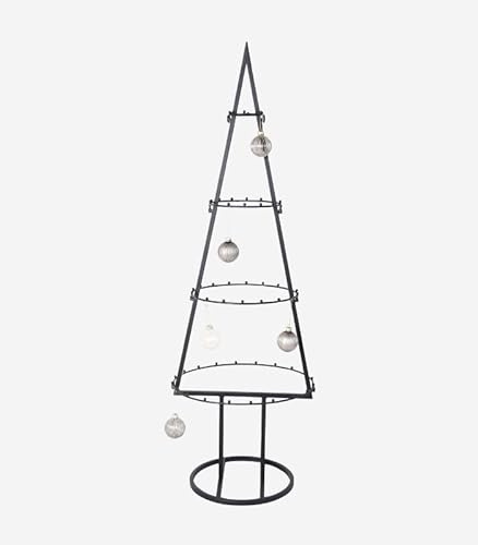 Albero di Natale Stilizzato in Metallo Nero