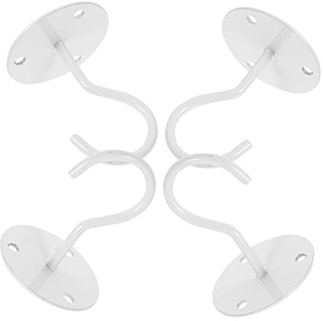 Gogogmee 4stücke Wandhaken Teiliges Eisen Hängesystem Für Balkon Garten Zuhause Robuste Haken Für Blumenampeln Pflanzen Und Dekorationen Einfache Montage Stabil Vielseitig Einsetzbar
