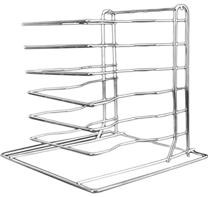 Folpus Grille de Refroidissement pour Pizza, Plateau de Table, Gain de Place, Portable, Support de Refroidissement, Support de Cuisson, Présentoir pour Resta, 6 Couches