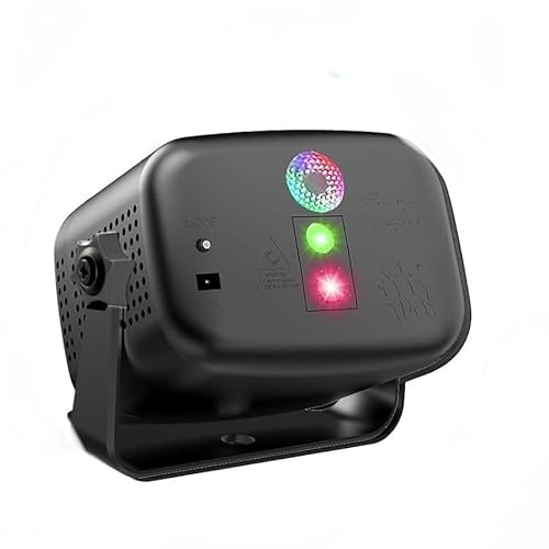 targetone Disco Light for Parties Mini Disco Light Strobe Lights with Remote Control RGB Strobe with 60 Effects for Clubs Children's Parties Birthdays Weddings