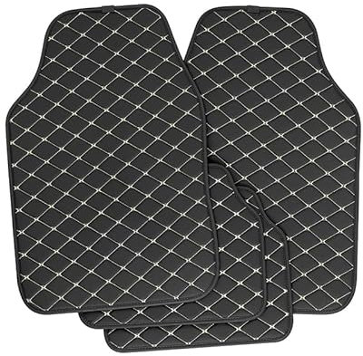 Autofußmatten für Renault Trafic 2019-2025, Auto Fussmatten aus Leder Auto Allwetter Fußmatten Autoteppich Gegen Automatten Autoteppichmatte,B