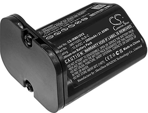 Cameron Sino CS New Replacement Battery for ADD-N1, Braava Jet M6, M6 Ultimate Robot Mop, M611020, M612680, M612880, M614480 (2000mAh) ABL-C, ALB-C, M611020