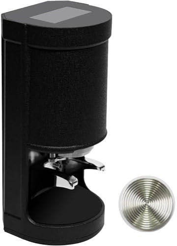 XCSCUK Automatic Coffee Tamper 58MM, Commercial Electric Bean Powder Press Machine, Coffee Bean Powder Tamper (Black threaded)