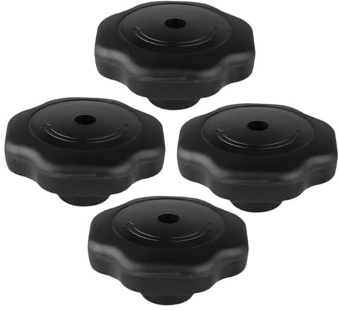 Ciieeo Manopole Resistenti 4 e Pentola Plastica Pressione Pezzi in per Facili Nera da Installare Smontare, Compatibili Sicure Coperchio per Cucina Domestica
