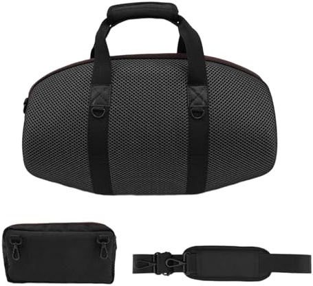HEEZOU Hard Travel Carrying Case With Shoulder Straps For Boombox 4 Speakers Protector Cover EVA Hard Cover