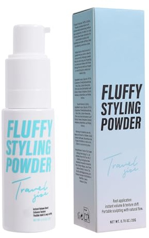 Poudre coiffante – Spray non gras 20 g, poudre volumatrice pour cheveux, ajoute et plénitude, formule légère et facile à utiliser, produit de soin capillaire haut de gamme, coiffage pour hommes et fem