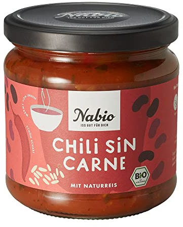 Nabio Chili sin Carne, Glas, 365g