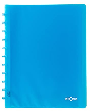 ATOMA Notizbuchsystem - Show Album - A4 - türkis - 40 transparente Hüllen