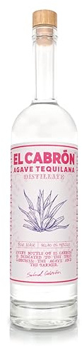 El Cabrón Agave Tequilana Distillate, 70cl, 38% ABV, Authentic Mexican Tequila, made Sustainably from the traditional process with Wild Blue Agave