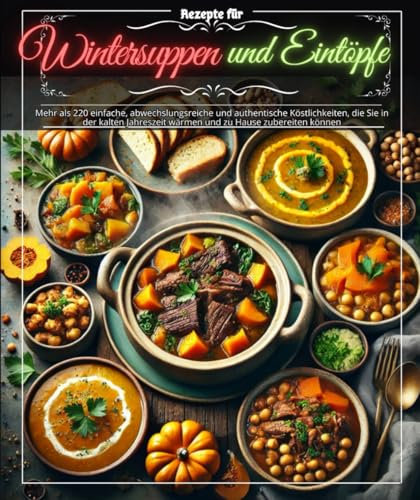 Rezepte für Wintersuppen und Eintöpfe Mehr als 220 einfache, abwechslungsreiche und authentische Köstlichkeiten, die Sie in der kalten Jahreszeit wärmen und zu Hause zubereiten können