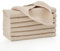 Paños de Cocina 100% algodón, 6 Unidades Toallas para Lavar Platos 34x34 cm Toallas de Cocina secar y Limpiar con Hebillas Colgantes Trapos (Blanco, 34 x 34 cm)