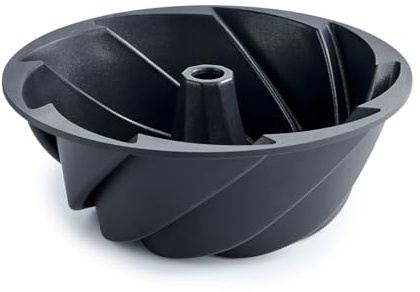 Betty Bossi - Gugelhopf-Form Twister, 1 l, Metall (25753) Kuchenform Antihaft-Beschichtung Backzubehör Backform Kuchenform