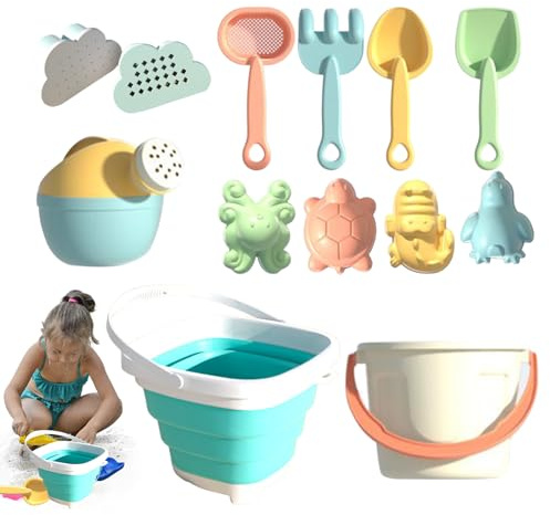 Sandbox Toys For Toddler, Beach Toy For Toddler, Children Interactive Accessories Tools With Bucket, Shovels Game For Lawn, Camping Swimming Pool Or Indoors