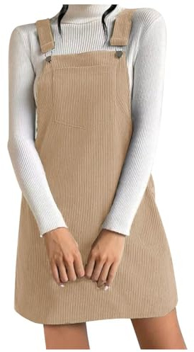 Salopette Jeans Abito Morbida Gonne Donna Corta Abiti Ventilato Moda Leggeri Gonna Abito Jean Halter Classic Vestito Donna Elegante Larghi Comodi Eleganti Taglie Forti Casual