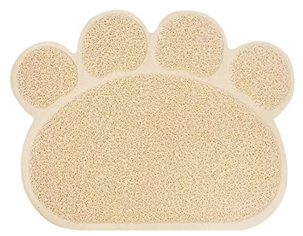 JADEWaa Alfombrilla impermeable para arena de mascotas PVE para interior de caja, menos residuos, alfombrilla de captura de arena