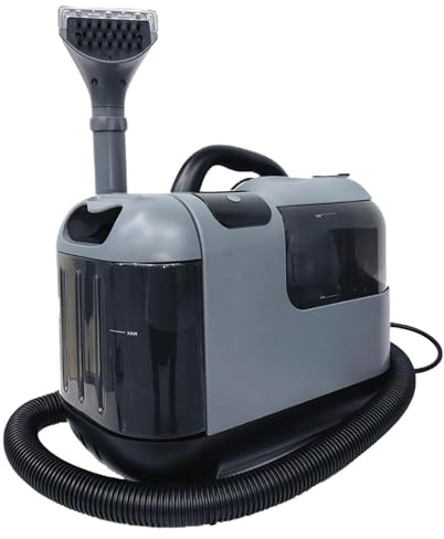 Maquina Limpiar Tapicerias Limpia Sofas Maquina 13000Pa Vapor 60-70℃ 4m Cable de Alimentación, con Paño de Cepillo, para Sofás/Muebles/Asientos de Auto, Inquilinos 220V-Grey