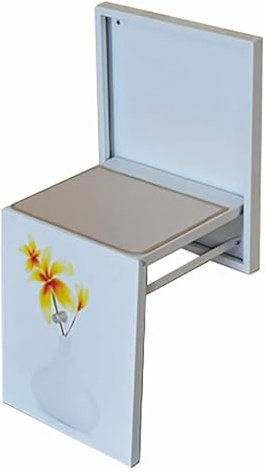 KEuLen Taburete for Cambiar Zapatos montado en la Pared - Silla Plegable for Entrada - Diseño Que Ahorra Espacio con Capacidad de Carga de 150 kg