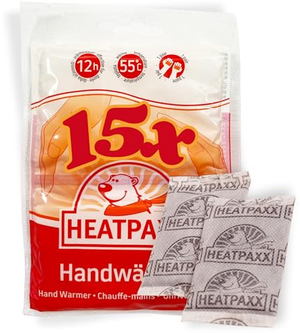 HeatPaxx Handwärmer – Luftaktivierte Einweg-Wärmepads für Outdoor, Wintersport & Alltag – Bis zu 12 Stunden Wärme – Verschiedene Packungsgrößen